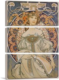 Champenois Imprimeur-Editeur - Blue 1897-3-Panels-90x60x1.5 Thick