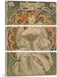 Champenois Imprimeur-Editeur - Green 1897-3-Panels-90x60x1.5 Thick