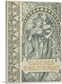 Cloches de Noel et de Paques Paris 1900-1-Panel-26x18x1.5 Thick