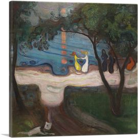 Dance on the Shore 1900-1-Panel-36x36x1.5 Thick