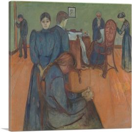 Death in The Sickroom 1893-1-Panel-18x18x1.5 Thick