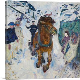 Galloping Horse 1912-1-Panel-18x18x1.5 Thick