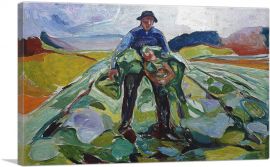 Man in the Cabbage Field 1916-1-Panel-40x26x1.5 Thick