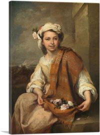 The Flower Girl 1665-1-Panel-18x12x1.5 Thick