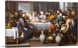 The Marriage Feast At Cana 1672-1-Panel-12x8x.75 Thick
