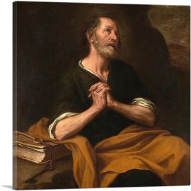 The Penitent Saint Peter-1-Panel-26x26x.75 Thick