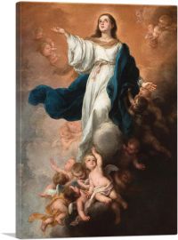 Assumption Of The Virgin-1-Panel-40x26x1.5 Thick
