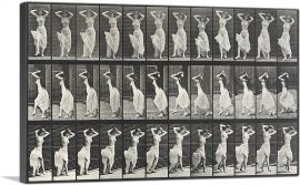 Half-Nude Woman Turning Around-1-Panel-18x12x1.5 Thick