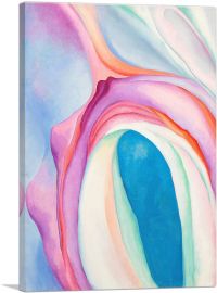Music, Pink and Blue No. 2 1918-1-Panel-40x26x1.5 Thick