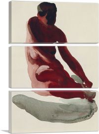 Nude Series 1917-3-Panels-60x40x1.5 Thick