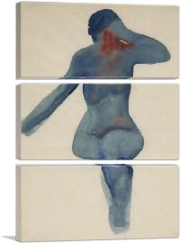 Nude Series VIII 1917-3-Panels-60x40x1.5 Thick