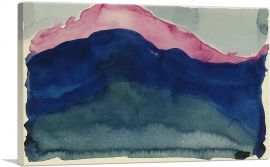 Pink and Blue Mountain 1916-1-Panel-26x18x1.5 Thick