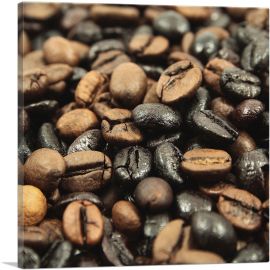 Coffee Beans Can Coffee Shop decor-1-Panel-18x18x1.5 Thick