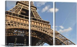Eiffel Tower Home Decor Rectangle-3-Panels-90x60x1.5 Thick