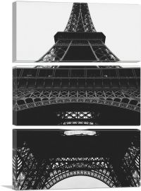 Eiffel Tower Paris France Rectangle-3-Panels-90x60x1.5 Thick