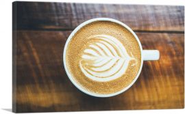 Espresso Coffee Cup Coffee Shop Decor Rectangle-1-Panel-40x26x1.5 Thick