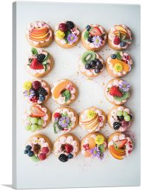 Fruit Cookies Home decor-1-Panel-26x18x1.5 Thick