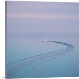 Jet Ski In Water Home decor-1-Panel-12x12x1.5 Thick