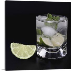 Mojito Drink Bar decor-1-Panel-36x36x1.5 Thick