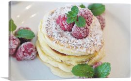 Pancake With Berries Restaurant decor-1-Panel-40x26x1.5 Thick