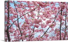 Spring Cherry Blossom Tree Home decor-1-Panel-18x12x1.5 Thick