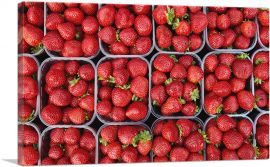 Strawberries Pattern Supermarket decor-1-Panel-26x18x1.5 Thick