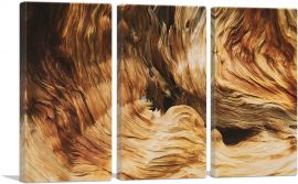 Wood Abstract Texture Home decor-3-Panels-90x60x1.5 Thick