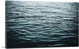 Dark Water Waves Ocean Lake Rectangle-1-Panel-12x8x.75 Thick