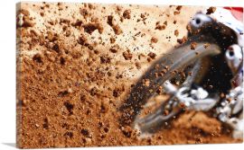 Dirt Bike Motocross Closeup-1-Panel-26x18x1.5 Thick