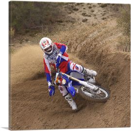 Dirt Bike Motocross Drift-1-Panel-18x18x1.5 Thick