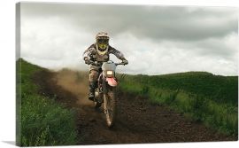 Dirt Bike Motocross Path-1-Panel-12x8x.75 Thick