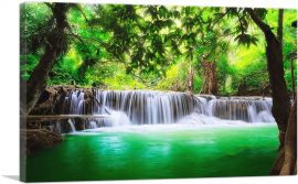 Erawan Falls Thailand-1-Panel-26x18x1.5 Thick