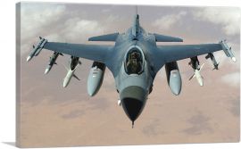 Fighter Jet Plane Aircraft-1-Panel-40x26x1.5 Thick