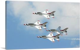 Fighter Jet Plane Aircrafts Flying Formation-1-Panel-60x40x1.5 Thick
