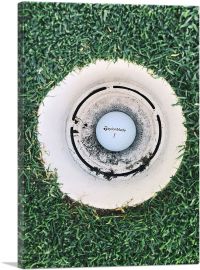 Golf Ball Aerial View Hole in One-1-Panel-26x18x1.5 Thick
