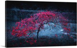 Purple Autumn Tree-1-Panel-60x40x1.5 Thick