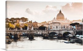 St. Peter's Cathedral Rome Italy-1-Panel-12x8x.75 Thick