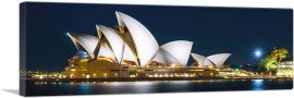 Sydney Opera House at Night Panoramic Australia