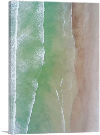 Beach Shoreline from Above-1-Panel-26x18x1.5 Thick