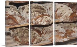 Bread Bakery decor-3-Panels-60x40x1.5 Thick