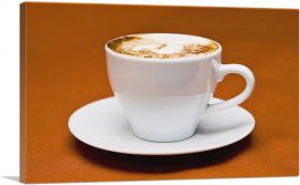 Cappuccino Cup Coffee Shop decor-1-Panel-12x8x.75 Thick