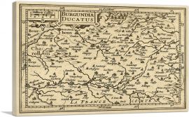 Bourgogne Region in France 16th Century-1-Panel-40x26x1.5 Thick