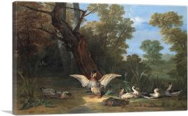 Ducks Resting In The Sunshine-1-Panel-40x26x1.5 Thick