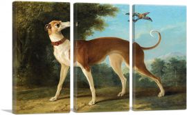 Greyhound In a Landscape 1746-3-Panels-90x60x1.5 Thick