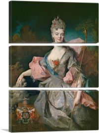 Maria Josefa Drummond 1716-3-Panels-60x40x1.5 Thick