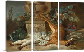 Still Life With a Dead Roe And Cardoons-3-Panels-60x40x1.5 Thick