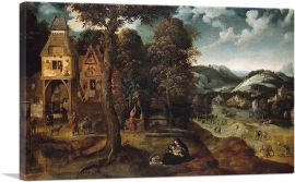 Landscape With Rest On The Flight Into Egypt 1524-1-Panel-26x18x1.5 Thick