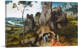 St Jerome In The Desert 1520-1-Panel-40x26x1.5 Thick
