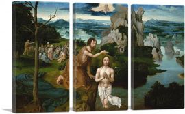 The Baptism Of Christ 1515-3-Panels-60x40x1.5 Thick