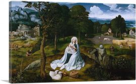 The Flight Into Egypt-1-Panel-40x26x1.5 Thick